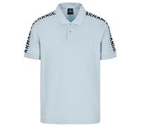 Armani Exchange Short Sleeve Jacquard Logo Polo, Celestial Blu, XS Uomo