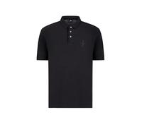 Armani Exchange Polo da Uomo The Grid, Sustainable, Embroidered Front Logo Shirt, Nero, XS
