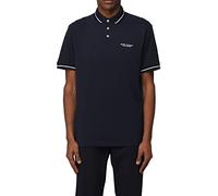 Armani Exchange Polo Maniche Corte Cotone Elasticizzato da Uomo Colore Navy, Modello 8NZFFM ZJ5DZ 1510 Blu Navy