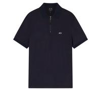 Armani Exchange - Polo Shirt con Zip - - Tops - Uomo - Blu - XL