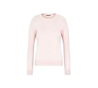 Armani Exchange Polsini a Coste, Girocollo, Logo Ricamato Laterale Felpa da Donna, Punch al Latte, XL