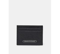 Armani Exchange - Portacarte nero con logo One Size