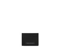 Armani Exchange Essential, Back Embossed Monogram, Front Lettering Logo Plate, Accessorio da Viaggio-Porta Carte da Uomo, Nero, Taglia Unica