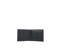 Armani Exchange Ginevra - Portafoglio portamonete da uomo, in rilievo, colore nero, taglia unica