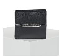 Armani Exchange Portafoglio CEDRIC BIFOLD COIN POCKET in Nero Unica