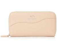 Armani Exchange Portafoglio da donna Essential Wave, Silver Logo Bi-Fold, alba, taglia unica