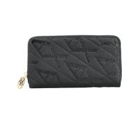 Armani Exchange - Portafoglio Nero Donna Monogramma Zip - - Accessories - Donna - Nero - ONE SIZE
