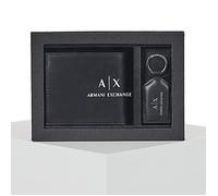 Armani Exchange Portafoglio PLAIN LEATHER GIFT SET in Nero Unica