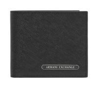 Armani Exchange Essential, Barcelona Side Logo Lettering, Portafoglio Bi-Fold da Uomo, Nero, Taglia Unica