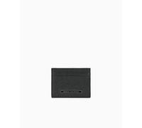 Armani Exchange Essential, Back Embossed Monogram, Front Lettering Logo Plate, Accessorio da Viaggio-Porta Carte da Uomo, Nero, Taglia Unica