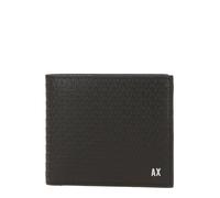 Armani Exchange - Portafoglio nero con incisione all over per uomo
