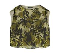 Armani Exchange - Printed Crinkle Viscose Top - - Tops - Donna - Multicolore - L