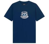 Armani Exchange Printed Vintage Front Logo T-Shirt, Abito Blues, XXL Uomo