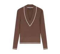 Armani Exchange - Pullover con Dettaglio Intrecciato - - Knitwear - Donna - Marrone - L
