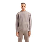 Armani Exchange Pullover da Uomo in Edizione Limitata a Linea con Righe Orizzontali e Logo Grande, Legno, M