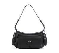 Armani Exchange Rachel S Borsa a spalla nero, pelle sintetica, donna
