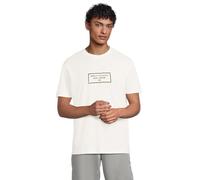 Armani Exchange Rectangular Box Logo T-Shirt, Bianco Sporco, S Uomo