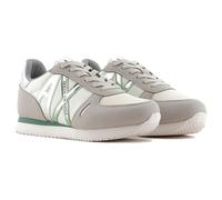 Armani Exchange Rio Side Logo - Scarpe da Ginnastica Donna, Grey+D.Frosty Green,