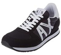 ARMANI EXCHANGE Rio Side Logo, Scarpe da ginnastica Uomo, Nero (Black White), 46 EU
