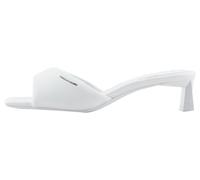 Armani Exchange Sandali da donna Dalia, Soft Band, piccolo logo Heeled, Op White, 39 EU