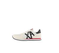 Armani Exchange Rio Side Logo, Scarpe da Ginnastica Uomo, OP.White+Black, 45 EU
