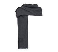 Armani Exchange Sciarpa grigia da donna con logo AX UNI