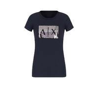 Armani Exchange T-shirt Cotone Blu Donna IT38/XS