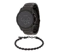 ARMANI EXCHANGE Set di gioielli 'Banks' nero Uomo ARMANI EXCHANGE One Size nero