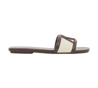 Armani Exchange, ,Shoes ,Donna ,Marrone ,38 EU Logo Pantoletten