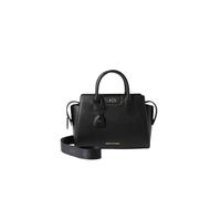 Armani Exchange A|X Women's Amelie, embossed logo lettering, shiny effect, Black, Tote M Amelie, embossed logo lettering, shiny effect medium size