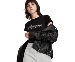 Armani Exchange Short Sleeve Classic Script Logo Scoop Neck T-Shirt, T-Shirt,