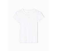 Armani Exchange Short Sleeve Front Logo Lettering Slim Fit T-Shirt Donna
