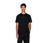 Armani Exchange Short Sleeve Front Milano-New York Logo Lettering T-Shirt Uomo