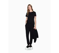 Armani Exchange Short Sleeve Front Strassed Monogram T-Shirt Donna