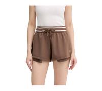 Armani Exchange - Shorts con profilo a contrasto - - Shorts - Donna - Marrone - XS