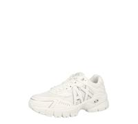 Armani Exchange A|X Women's Speed, Mesh And Gold Details, Sneaker, off White + Pale Gold, 38