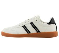 Armani Exchange Sneaker da Donna Berlino, con Logo Double Band, off White Black, 35 EU