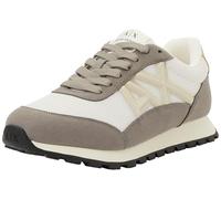 Armani Exchange Sneaker da Donna Essential, Drop, Microsuede Details, Brown Bass off, 40 EU