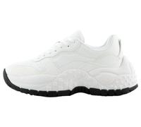 Armani Exchange Sneaker da Donna Vedder, con Logo Sottile, Bianco, 40.5 EU