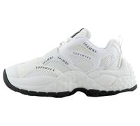 Armani Exchange Sneaker da Donna Vedder, Microsuede Clean Essential Look, Op White Op White, 40.5 EU