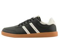 Armani Exchange Sneaker da Uomo Berlin, Double Stripes Logo, Bianco Black off, 39.5 EU