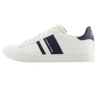 Armani Exchange Paris Double Line, Scarpe da Ginnastica Uomo, off White Navy, 45.5 EU