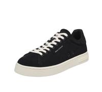 Armani Exchange Sneakers Basse In Nabuk Blu - Uomo Scarpe Sneakers Casual