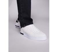 Armani Exchange - Sneakers bianche e nere-Nero 5