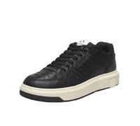 Armani Exchange Sneakers Nere da Uomo con Logo all-Over 40
