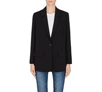 ARMANI EXCHANGE Sostenibile, Cross Gender, Chiusura Con Bottone Singolo, Business Casual Blazer, Donna, Nero, XS