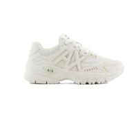 Armani Exchange Speed - Scarpe da ginnastica DONNA, OFF WHITE+SILVER,