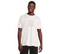Armani Exchange Spray Paint AX Logo Tee T-Shirt, Bianco Sporco, XL Uomo