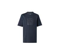 Armani Exchange Square A|x Logo Regular Fit Heavy Jersey Tee T-Shirt, Navy, S Uomo