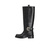 Armani Exchange Stivali Alti Neri da Donna con Fibbia 40